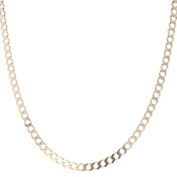 9ct Yellow Gold Curb Chain 18"