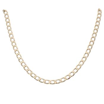 9ct Yellow Gold Curb Chain 20"
