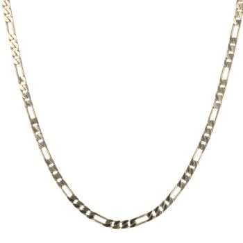 9ct Yellow Gold Figaro Chain 22"