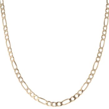 9ct Yellow Gold Figaro Chain 22"