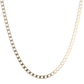 9ct Yellow Gold Curb Chain 20"
