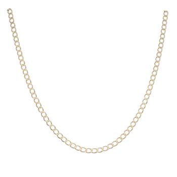 9ct Yellow Gold Curb Chain 18"