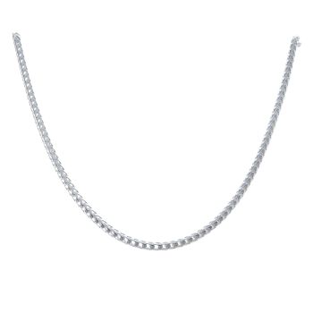Silver Franco Chain 22"
