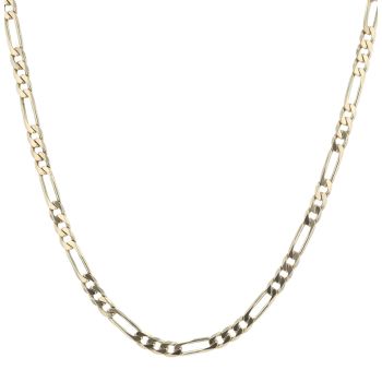 9ct Yellow Gold Figaro Chain 18"