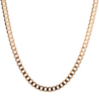 9ct Yellow Gold Curb Chain 20"