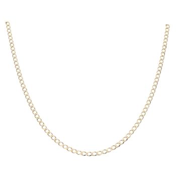 9ct Yellow Gold Curb Chain 24"