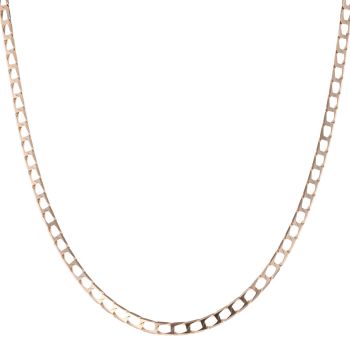 9ct Yellow Gold Curb Chain 18"
