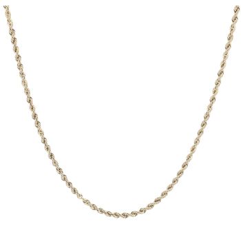 9ct Yellow Gold Rope Chain 16"