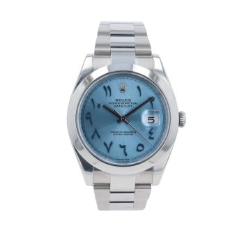 Rolex Custom Datejust Pre Owned Watch Ref 126300