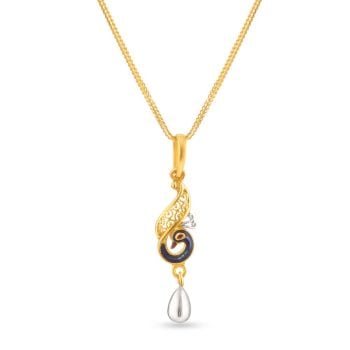 22ct Gold Royal Peacock Pendant