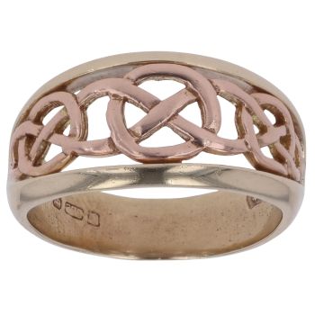 9ct Yellow and Rose Gold Annwyl Clogau Ring