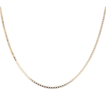 9ct Yellow Gold Box Chain 18"