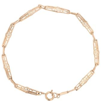 9ct Yellow Gold Rennie Mac Bracelet 7"