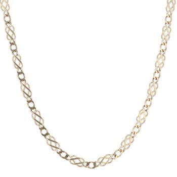 9ct Yellow Gold Celtic Chain 18"