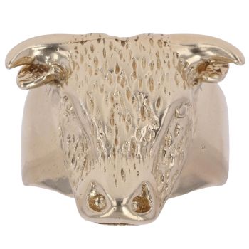 9ct Yellow Gold Bull Ring