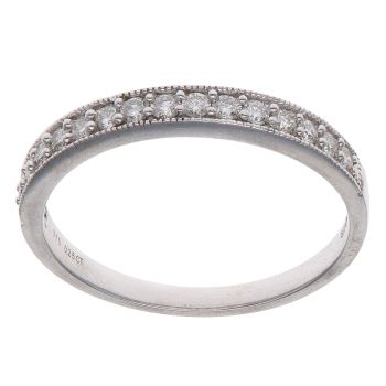 9ct White Gold 0.25ct Brilliant Cut Diamond Eternity Ring