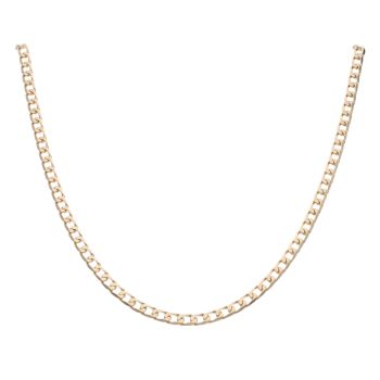 9ct Yellow Gold Curb Chain 18"