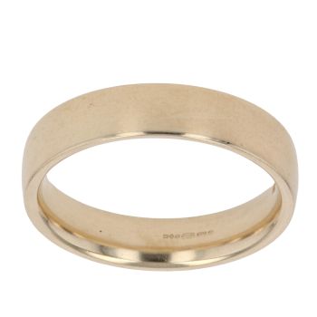 9ct Yellow Gold Wedding Band 4.4mm