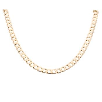 9ct Yellow Gold Curb Chain 20"