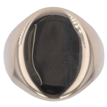 9ct Yellow Gold Plain Signet Ring