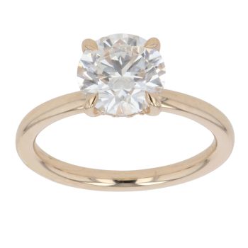 9ct Yellow Gold 2.17ct Brilliant Cut Diamond Lab Grown Diamond Solitaire Ring