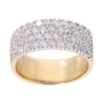 18ct Yellow Gold 1.00ct Diamond Fancy Ring