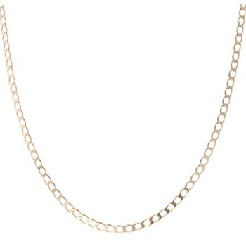 9ct Yellow Gold Curb Chain 24"