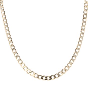 9ct Yellow Gold Curb Chain 24"
