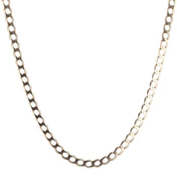 9ct Yellow Gold Curb Chain 24"