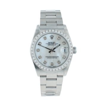 Rolex Custom Datejust Pre Owned Watch Ref 78240