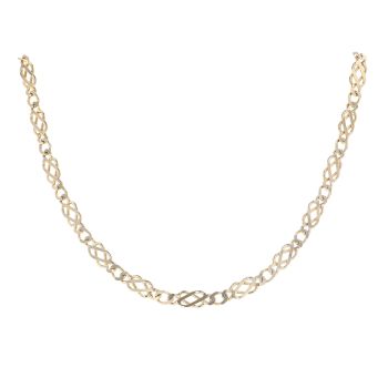 9ct Yellow Gold Celtic Chain 18"