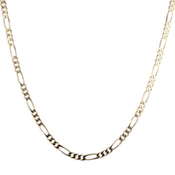 9ct Yellow Gold Figaro Chain 30"