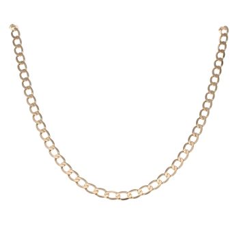 9ct Yellow Gold Curb Chain 24"