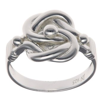 Silver Knot Fancy Ring