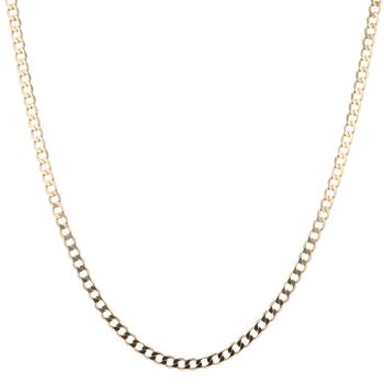 9ct Yellow Gold Curb Chain 20"