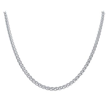 Silver Spige Chain 20"