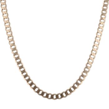 9ct Yellow Gold Curb Chain 20"