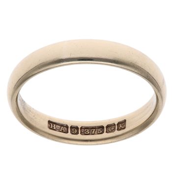 9ct Yellow Gold Wedding Band 3.5mm