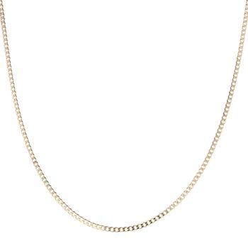 9ct Yellow Gold Curb Chain 16"