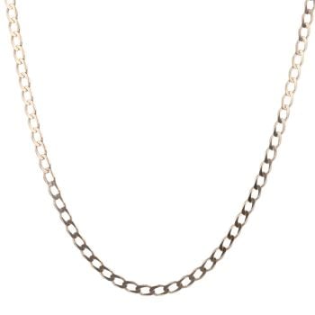 9ct Yellow Gold Curb Chain 20"