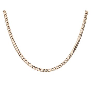 9ct Yellow Gold Curb Chain 18"
