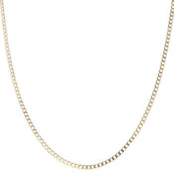 9ct Yellow Gold Curb Chain 22"