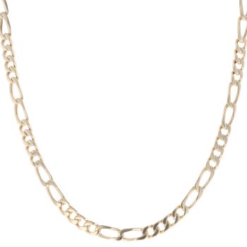 9ct Yellow Gold Figaro Chain 18"