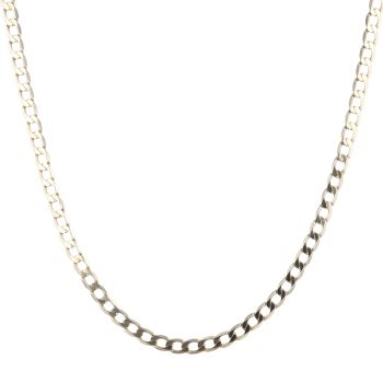 9ct Yellow Gold Curb Chain 20"