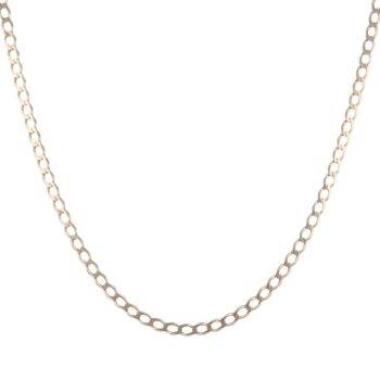 9ct Yellow Gold Curb Chain 20"