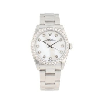 Rolex Custom Oyster Perpetual Pre Owned Watch Ref 67480