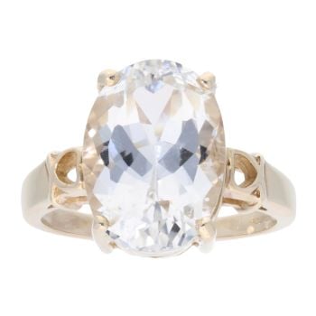 9ct Yellow Gold Smoky Quartz Ring
