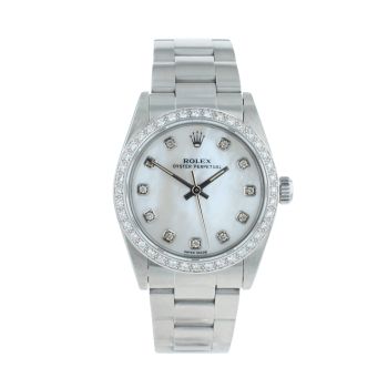 Rolex Custom Oyster Perpetual Pre Owned Watch Ref 67480