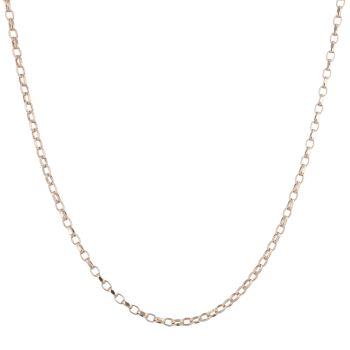 9ct Rose Gold Belcher Chain 20"