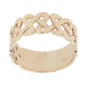9ct Yellow Gold Celtic Band 9.5mm